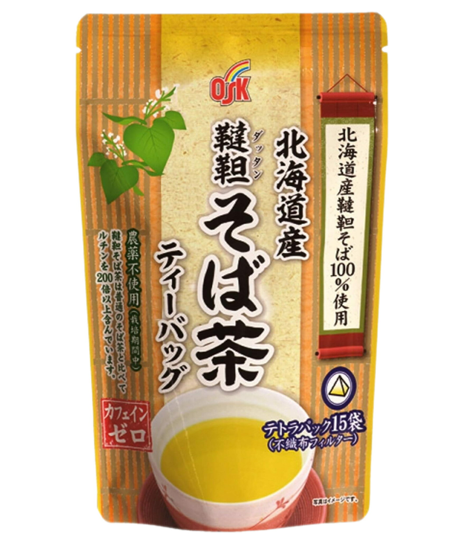 OSK 北海道産 韃靼そば茶 ティーバッグ (5g×15袋)