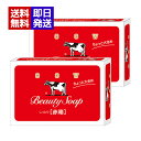 牛乳石鹸 赤箱 90g 2箱セット 国産 洗顔 赤箱女子 浴用石けん 手洗い 身体洗い 全身