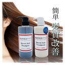 艶髪質改善プラス クイーンヘアシャンプー 450ml+ クイーントリートメント 450ml 美容室専売 ダメージヘア ヘアケア