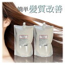 艶髪質改善プラス クイーントリートメント 詰替用2L 2袋セット 美容室専売 ダメージヘア ヘアケア