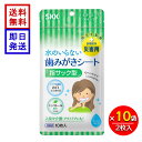 水のいらない歯磨きシート (10枚入) 10袋セット 防災 指サック型 日本製 長期保存 介護 アウトドア 入院 キシリトール SKK 四国紙販売