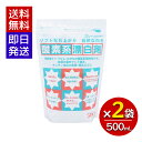 酸素系漂白剤 500g 2袋セット 過炭酸ナトリウム100% 服 漂白 シミ抜き キッチン 食器 除菌 洗濯機 カビ取り 地の塩社