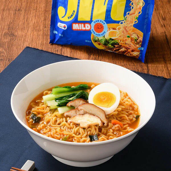オットギ ジンラーメン マイルド (甘口) 120g 5袋セット 韓国食材 送料無料 worldnext-10011992 World NEXT サンプル画像3