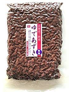 送料無料 【無糖！無添加！無化学調味料！】北海道産ゆであずき 小豆 業務用1kg