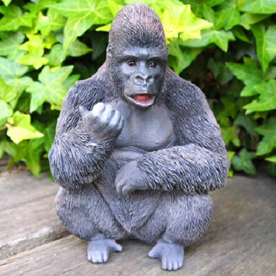 楽天市場】石の猿置物の通販