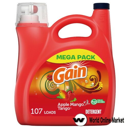 GAIN アップルマンゴータンゴ 4550ml ゲイン 衣料用洗剤 海外輸入品 送料無料