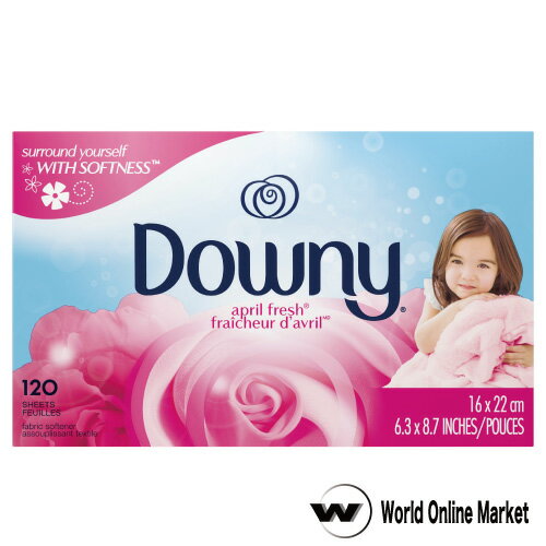 ダウニーシート エイプリルフレッシュ 120枚 乾燥機用柔軟シート downy