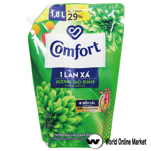 コンフォート 柔軟剤 スプリングブリーズ 詰め替えタイプ 1800ml ベトナム comfort