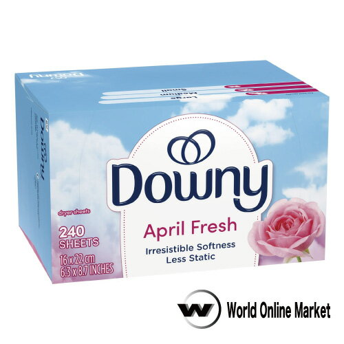 Rakuten - ダウニーシート エイプリルフレッシュ 240枚 乾燥機用柔軟シート downy