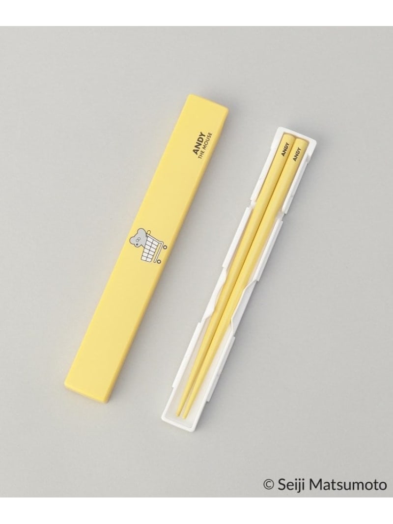 箸・箸ケース YE ＜ANDY THE MOUSE＞ 212 KITCHEN STORE トゥーワントゥーキッチンストア 食器・調理器具・キッチン用品 弁当箱・ランチボックス[Rakuten Fashion] worldonlinestore-10054755 WORLD ONLINE STORE楽天市場店 サンプル画像3