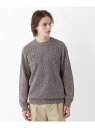 【SALE/50%OFF】【THE FLAGSHIP】ペーパーライク メランジニット TAKEO KIKUCHI タケオキクチ トップス ニット ブラウン ネイ...