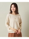 【SALE/20%OFF】【UVケア/アンチピリング/洗濯機OK】ラメリブドルマンニット ITS' DEMO イッツデモ トップス ニット ホワイト ブラック ...