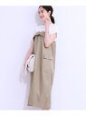 【SALE/45%OFF】【洗える/S-LL】1枚でコーデが完成 異素材ドッキングワンピース SHOO・LA・RUE シューラルー ワンピース・ドレス その他の...