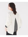 【SALE/73%OFF】【後ろスリット/重ね着におすすめ】ルーズニットプルオーバー UNTITLED アンタイトル トップス ニット ホワイト ブルー イエロ...