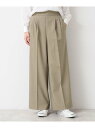 【SALE/50%OFF】【セットアップ可能】タックワイドパンツ(S~L) Dessin デッサン パンツ その他のパンツ ベージュ ネイビー【RBA_E】【送...