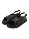 【SALE/32%OFF】クロスメタルフットベットサンダル grove グローブ シューズ・靴 サンダル ブラック グレー【RBA_E】[Rakuten Fas...