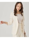 【SALE/40%OFF】【洗える/日本製/裏地なし】綿麻混ノーカラー...(4)