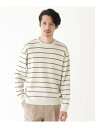 【SALE/50%OFF】【THE FLAGSHIP】ボーダー プルオーバー ニット TAKEO KIKUCHI タケオキクチ トップス ニット オレンジ ホワ...