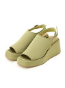 【SALE/80%OFF】スクエアトゥバックベルト厚底サンダル ESPERANZA エスペランサ シューズ・靴 サンダル カーキグリーン【RBA_E】[Raku...