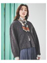 【SALE/33%OFF】【前ホックあり/毛足感】アルパカシャギーカーディガン UNTITLED アンタイトル トップス カーディガン グレー【RBA_E】【送...