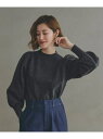【SALE/38%OFF】ウールブレンドボリュームスリーブニット grove グローブ トップス ニット ベージュ ブルー グレー ブラウン【RBA_E】[Ra...