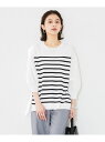 【SALE/30%OFF】【TORRAZZO DONNA】ハイブリッドボーダートップス UNTITLED アンタイトル トップス カットソー・Tシャツ ピンク ...