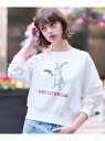 【SALE/60%OFF】【今年も登場!/洗える】ピストルラビット裏毛スウェット DRESSTERIOR ドレステリア トップス スウェット・トレーナー ホワイ...