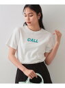 【SALE/40%OFF】カラーロゴTシャツ【洗濯機洗い可】 OPAQUE.CLIP オペークドットクリップ トップス カットソー・Tシャツ ホワイト グレー ...