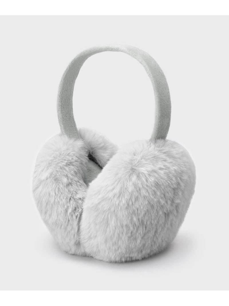 【折りたたみ可能】コンパクトフェイクファーイヤーマフラー OPAQUE.CLIP オペークドットクリップ ファ..