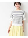 【SALE/50%OFF】【洗える】スパンコールラメボーダーニット Dessin デッサン トップス ニット ネイビー【RBA_E】【送料無料】[Rakuten...