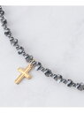Motief W Necklace TAKEO KIKUCHI タケオキクチ アクセサリー・腕時計 ネックレス ブルー ブラック[Rakuten Fashion...