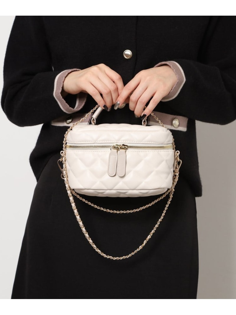 【SALE／10%OFF】3WAYキルティングバッグ OberTashe エスペランサ バッグ ハンドバッグ ホワイト ブラック ブルー【RBA_E】[Rakuten Fashion](4)