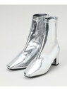 【SALE/40%OFF】【@BAILA掲載】ミドル丈ブーツ THE SHOP TK ザ ショップ ティーケー シューズ・靴 ブーツ シルバー ブラック【RBA...