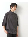 【SALE/30%OFF】スウェードプリントハーフジッププルオーバー 【オーバーサイズ/洗濯機OK】 THE SHOP TK ザ ショップ ティーケー トップス...