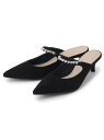 【SALE/80%OFF】ビジューベルトミュール ESPERANZA エスペランサ シューズ・靴 サンダル ブラウン ブラック【RBA_E】[Rakuten F...