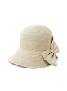 【SALE/30%OFF】ビッグリボンハット OPAQUE.CLIP オペークドットクリップ 帽子 ハット ベージュ ホワイト【RBA_E】[Rakuten F...