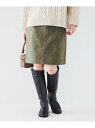 【SALE/70%OFF】【日本製/ヴィンテージ感】レザー調ミニスカート UNTITLED アンタイトル スカート ミニスカート カーキグリーン ブラウン【RB...