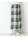 【SALE/50%OFF】【後ろゴム・洗える・4サイズ展開】映えチェック柄タック入りスカート(XS~L) Dessin デッサン スカート ロング・マキシスカー...