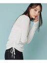 【SALE/40%OFF】《CLASSY掲載》サイドドロストシアートップス【洗濯機洗い可】 index インデックス トップス カットソー・Tシャツ ホワイト ...