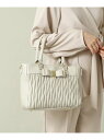 【SALE/30%OFF】【2WAY】リボンプリーツミニトート ITS' DEMO イッツデモ バッグ ハンドバッグ ブラック ホワイト【RBA_E】[Raku...