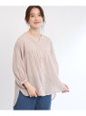 【SALE/20%OFF】【夏SALE/E-QUALITY/手洗い可/羽織りでも◎】ストライプブラウス Reflect リフレクト トップス シャツ・ブラウス ...