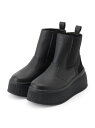 【SALE/57%OFF】厚底サイドゴアブーツ csT&P エスペランサ シューズ・靴 ブーツ ブラック ホワイト【RBA_E】[Rakuten Fashion...