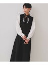 【SALE/40%OFF】フハクスリーブドッキングニットワンピース【洗濯機洗い可/抗ピル】 OPAQUE.CLIP オペークドットクリップ ワンピース・ドレス ...