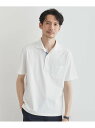 【SALE/39%OFF】【LIMITED】アイスクリアコットンポンチポロシャツ TAKEO KIKUCHI タケオキクチ トップス ポロシャツ ホワイト ブラ...