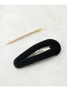 【SALE/30%OFF】ベロアピン*メタルフェイクパールピンセット OPAQUE.CLIP オペークドットクリップ ヘアアクセサリー その他のヘアアクセサリー...
