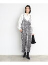 【SALE/40%OFF】クラッシュベロア2WAYキャミワンピース THE SHOP TK ザ ショップ ティーケー ワンピース・ドレス ワンピース グレー パ...