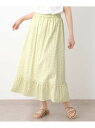 【SALE/20%OFF】【コットン100%/洗える/同柄アイテムあり】ハーゲート リーブス柄 ティアードスカート LAURA ASHLEY ローラ アシュレイ...