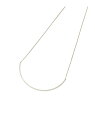 【SALE/30%OFF】【夏SALE/チェーン長さ調節可】カーブラインネックレス Reflect リフレクト アクセサリー・腕時計 ネックレス シルバー ゴー...
