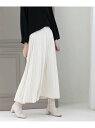 【SALE/50%OFF】《5color/S-LLsize》フェイクスウェードイージープリーツスカート【洗濯機洗い可】 OPAQUE.CLIP オペークドットク...