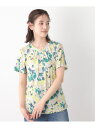 【SALE/20%OFF】【洗える/ジャージ素材/同柄アイテムあり】オーズビー ハイドランジア柄 プルオーバー LAURA ASHLEY ローラ アシュレイ ト...